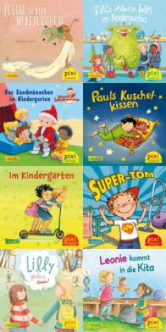 Könyv Pixi-8er-Set 286: Pixis bunter Kindergarten (8x1 Exemplar), m. 2 Buch, 6 Teile diverse