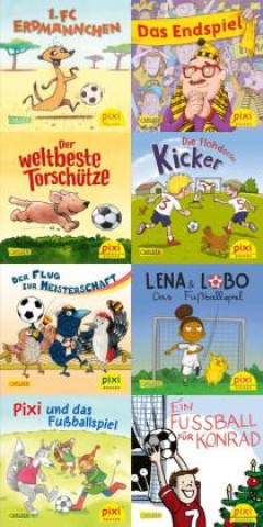 Książka Pixi-8er-Set 285: Pixi und seine Fußball-Freunde (8x1 Exemplar), 8 Teile diverse