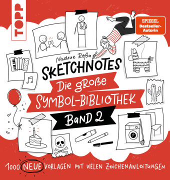 Knjiga Sketchnotes. Die große Symbol-Bibliothek. Band 2. Von der SPIEGEL-Bestseller-Autorin Nadine Roßa