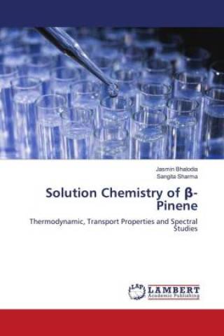 Kniha Solution Chemistry of ?-Pinene Sangita Sharma