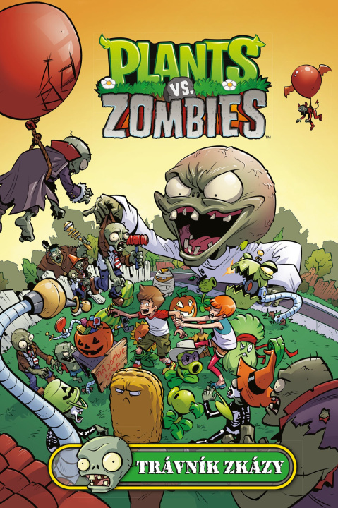 Knjiga Plants vs. Zombies Trávník zkázy Ron Chan