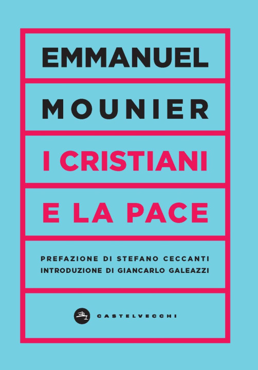 Книга cristiani e la pace Emmanuel Mounier