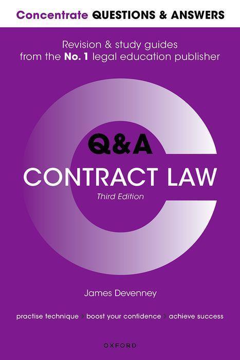 Carte Concentrate Questions and Answers Contract Law 