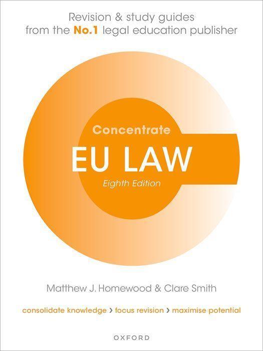 Könyv EU Law Concentrate 