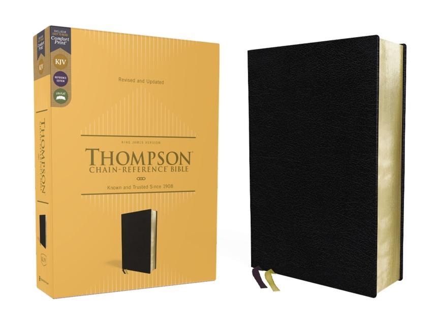 Carte KJV, Thompson Chain-Reference Bible, European Bonded Leather, Black, Red Letter, Comfort Print Frank Charles Thompson