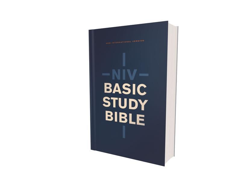 Kniha NIV, Basic Study Bible, Economy Edition, Paperback, Blue, Red Letter 