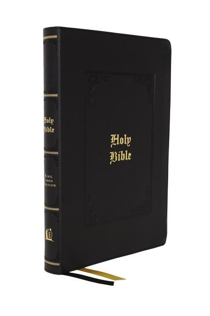 Книга KJV, Personal Size Large Print Reference Bible, Vintage Series, Leathersoft, Black, Red Letter, Comfort Print 