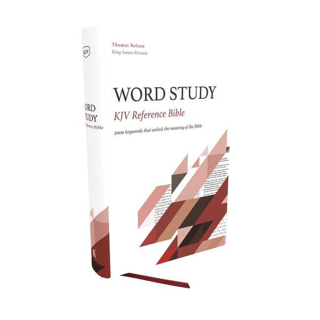 Kniha KJV, Word Study Reference Bible, Hardcover, Red Letter, Comfort Print 