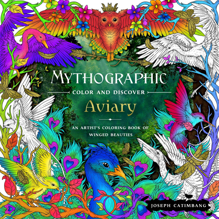 Book Mythographic Color and Discover: Aviary 