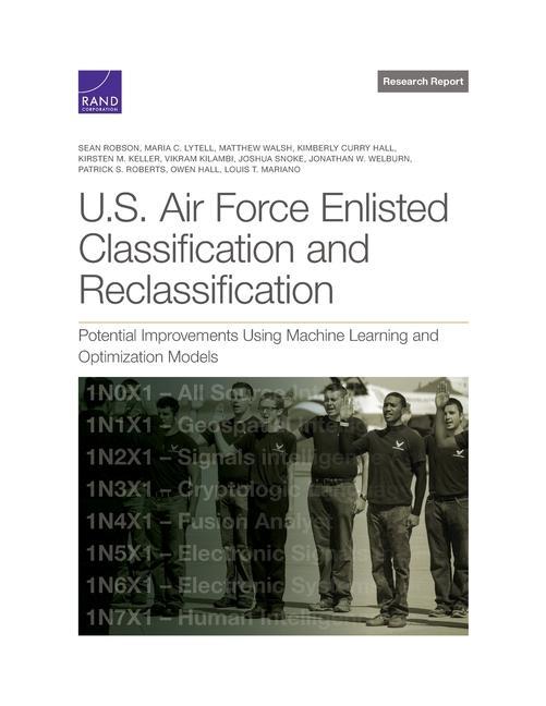 Książka U.S. Air Force Enlisted Classification and Reclassification Maria C. Lytell