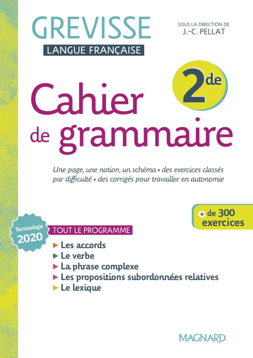 Kniha Cahier Grevisse 2de (2022) Dufour