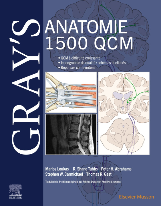 Kniha Gray's Anatomie - 1 500 QCM Marios Loukas