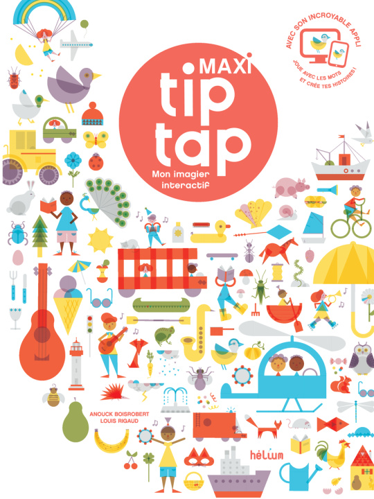 Boek Maxi Tip Tap, mon grand imagier interactif Rigaud