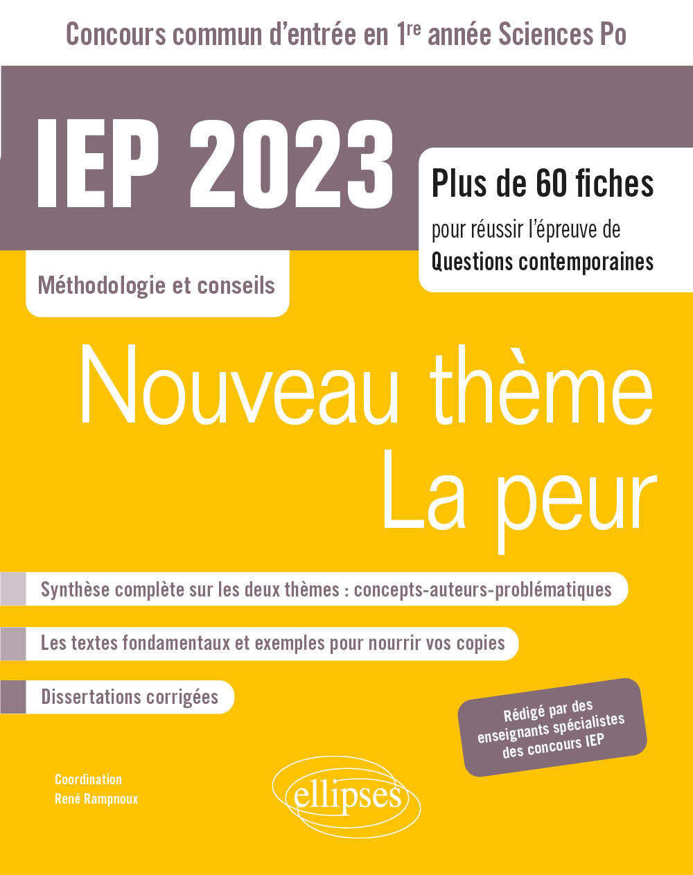 Kniha Concours commun IEP 2023 Rampnoux
