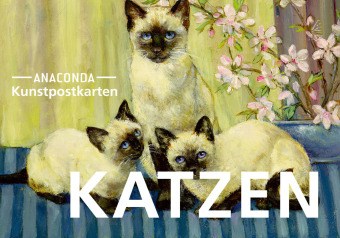 Book Postkarten-Set Katzen Anaconda Verlag