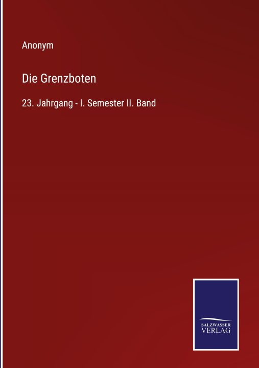 Knjiga Grenzboten Anonym