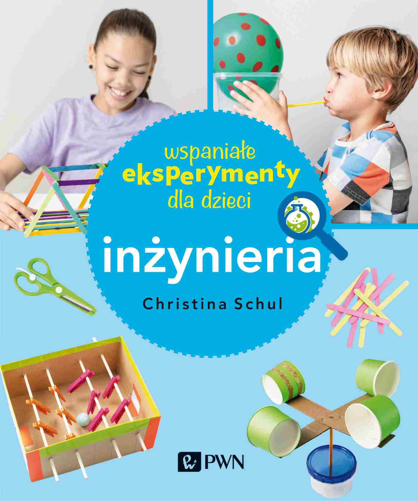Kniha Wspaniałe eksperymenty dla dzieci Inżynieria Herkert-Schul Christina