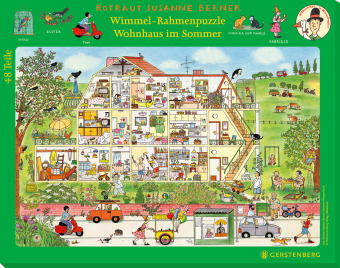 Game/Toy Wimmel-Rahmenpuzzle Sommer Motiv Wohnhaus Rotraut Susanne Berner