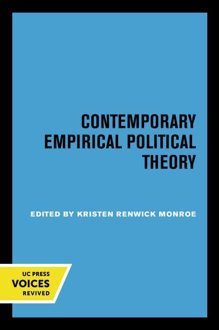 Książka Contemporary Empirical Political Theory Kristen Renwick Monroe