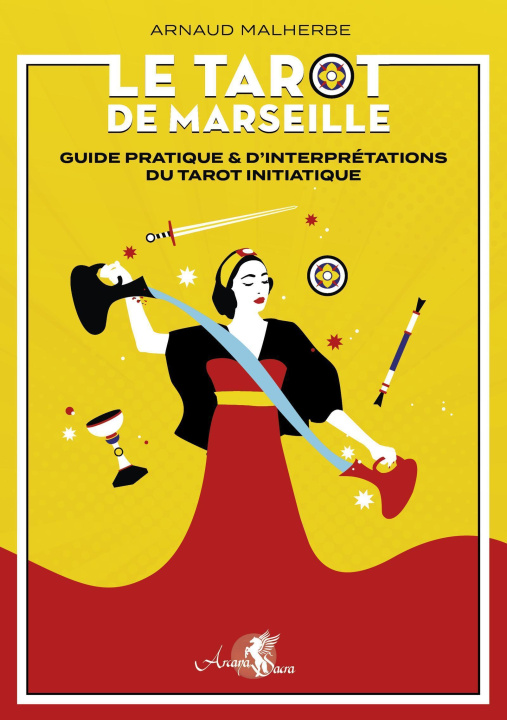 Kniha Le Tarot de Marseille : Guide pratique et d'interprétations du tarot initiatique (livre) MALHERBE ARNAUD