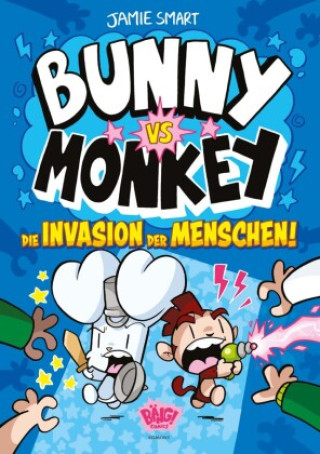 Kniha Bunny vs. Monkey - Die Invasion der Menschen Jamie Smart