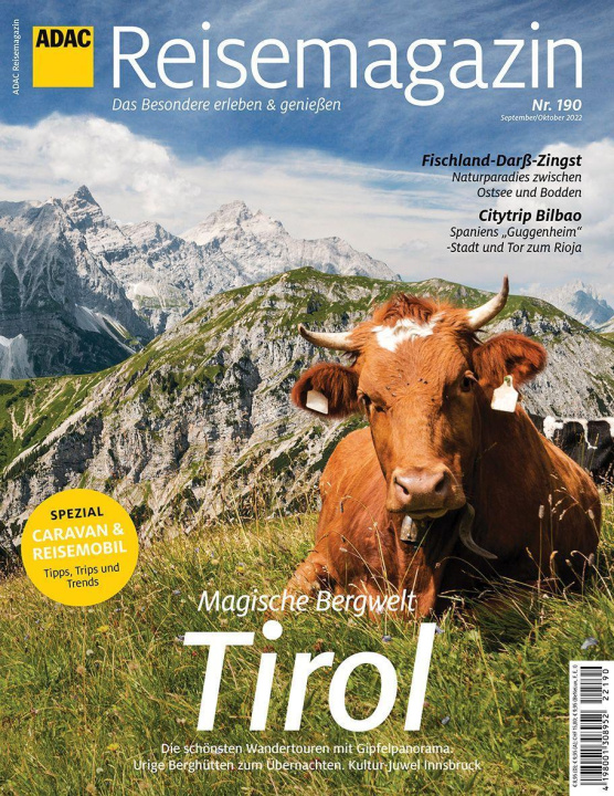 Knjiga ADAC Reisemagazin mit Titelthema Tirol und Innsbruck 