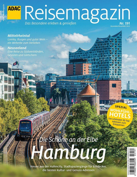 Kniha ADAC Reisemagazin mit Titelthema Hamburg 