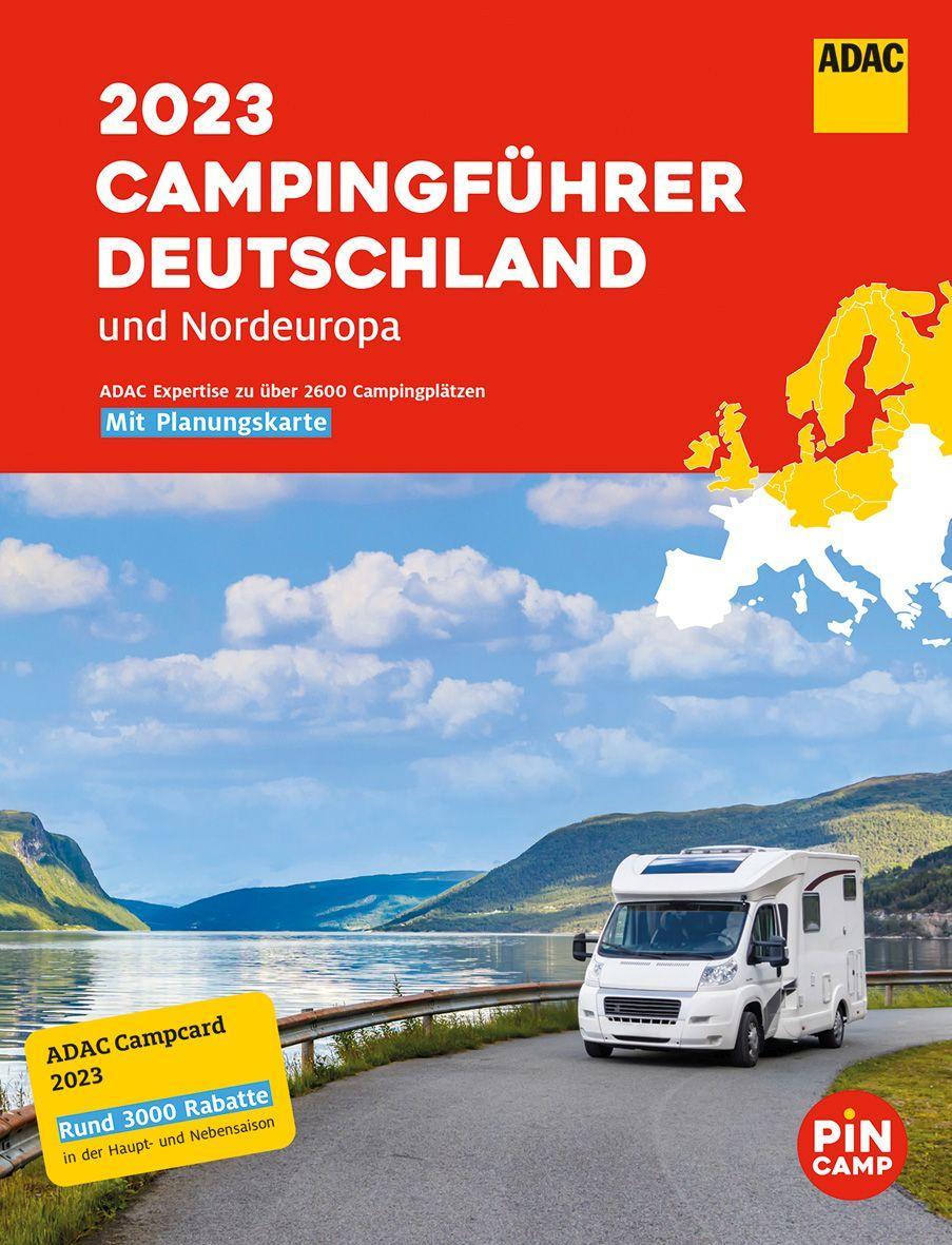 Carte ADAC Campingführer Deutschland/Nordeuropa 2023 