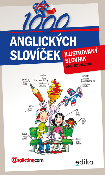 Könyv 1000 anglických slovíček Anglictina.com