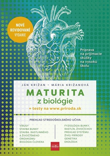 Knjiga Maturita z biológie Mária Križanová Ján