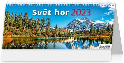 Kalendár/Diár Svět hor 2023 - stolní kalendář 