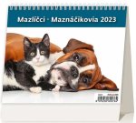 Kalendář/Diář MiniMax Mazlíčci/Maznáčikovia 2023 - stolní kalendář 