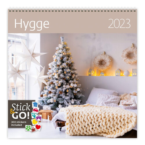 Kalendár/Diár Hygge 2023 - nástěnný kalendář 