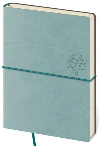 Calendar/Diary Zápisník - Flexio-Olive - tečkovaný L 