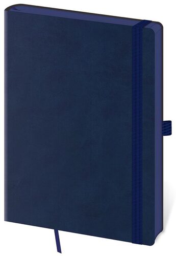 Carte Zápisník Memory L modrý linkovaný 