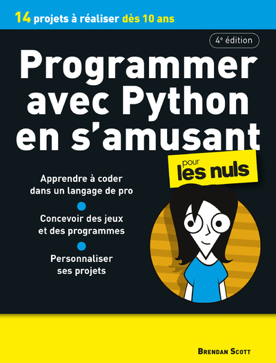 Książka Programmer avec Python en s'amusant Pour les Nuls 4e édition Brendan Scott