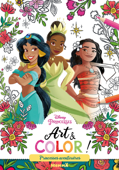 Könyv Disney Princesses - Art & Color ! - Princesses aventurières collegium