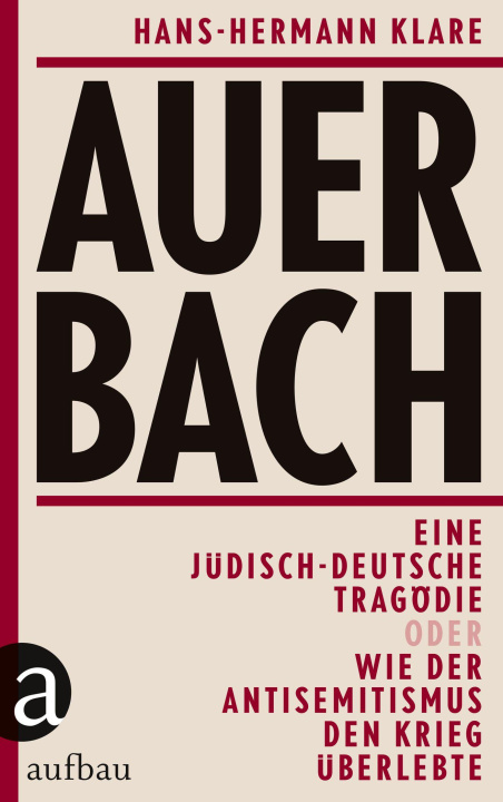 Knjiga Auerbach Hans-Hermann Klare