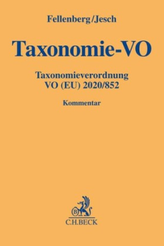 Kniha Taxonomie-Verordnung Thomas A. Jesch