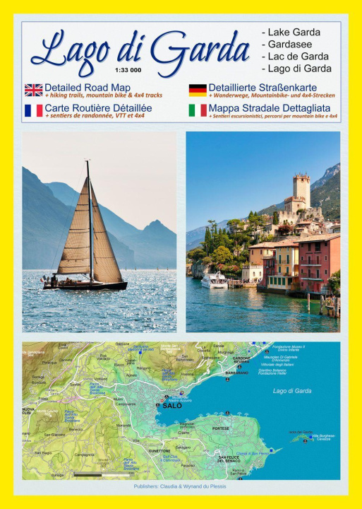 Könyv Gardasee - Lago di Garda (Maßstab 1:33.000) Wynand Du Plessis