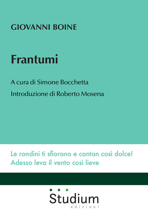 Knjiga Frantumi Giovanni Boine