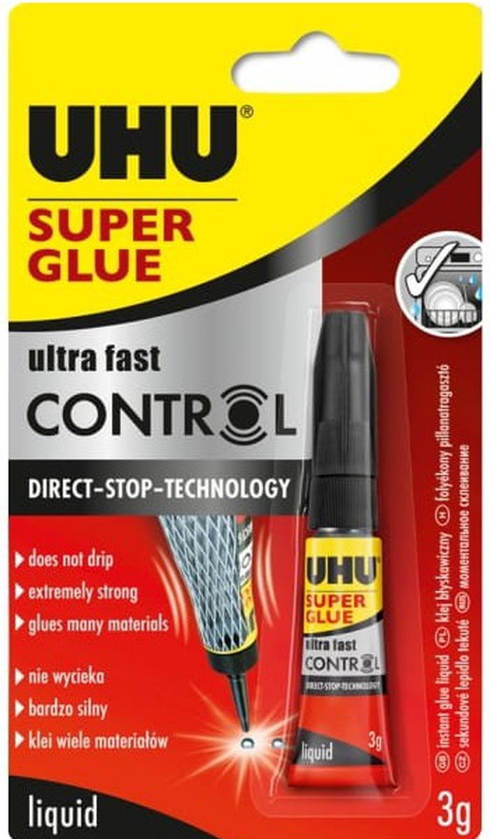 Kniha Klej UHU Super Glue Control 3g 