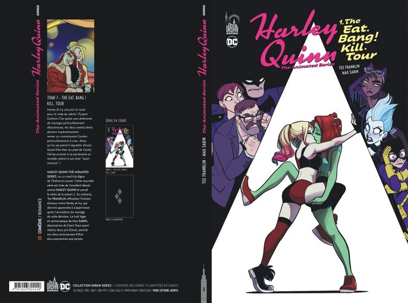 Книга Harley Quinn The Animated Series tome 1 : The Eat. Bang ! Kill. Tour FRANKLIN Tee