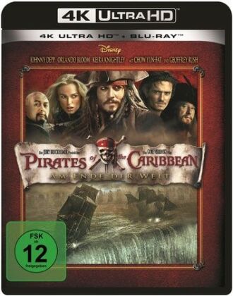 Видео Pirates of the Caribbean - Am Ende der Welt 4K, 1 UHD-Blu-ray + 1 Blu-ray Gore Verbinski