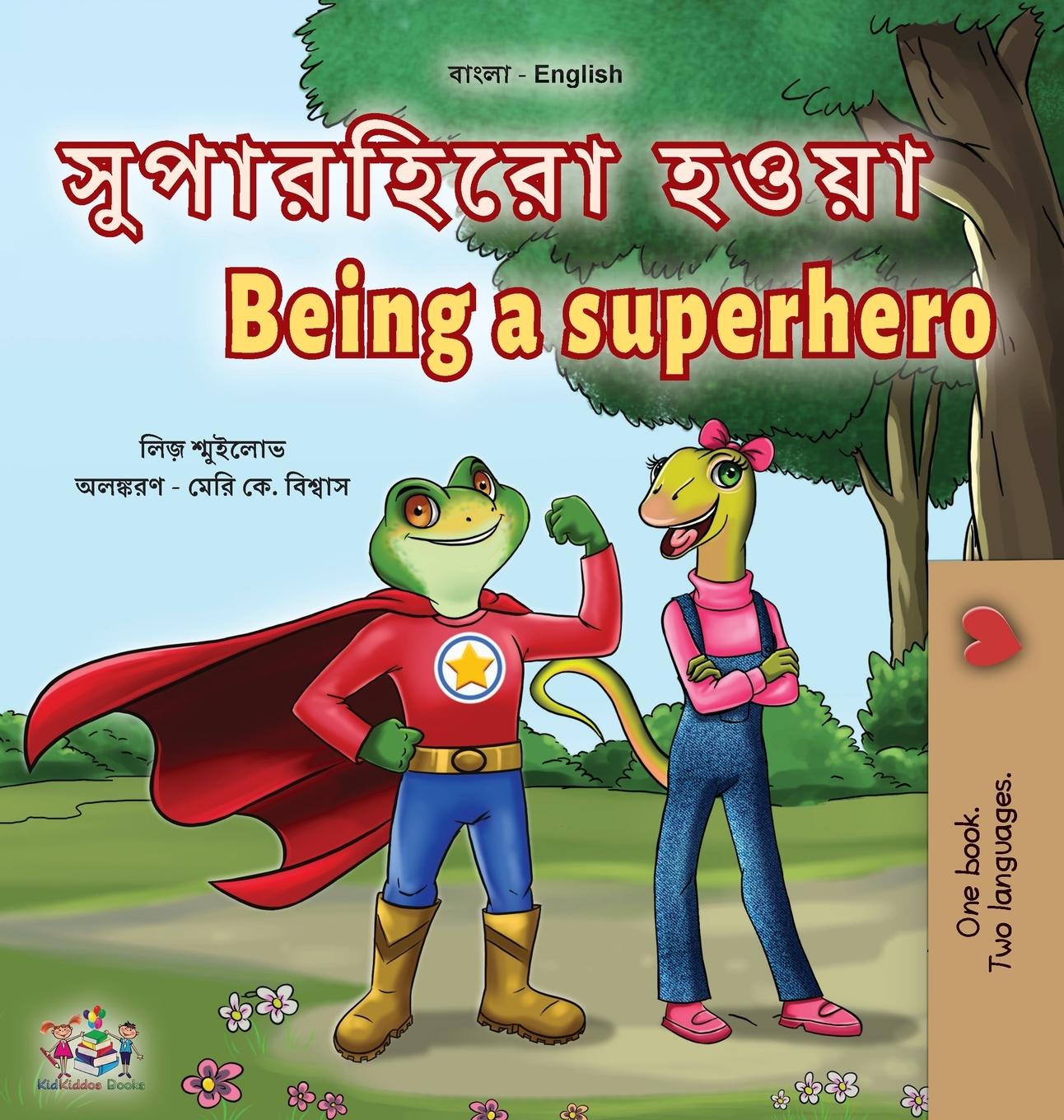 Książka Being a Superhero (Bengali English Bilingual Children's Book) Kidkiddos Books