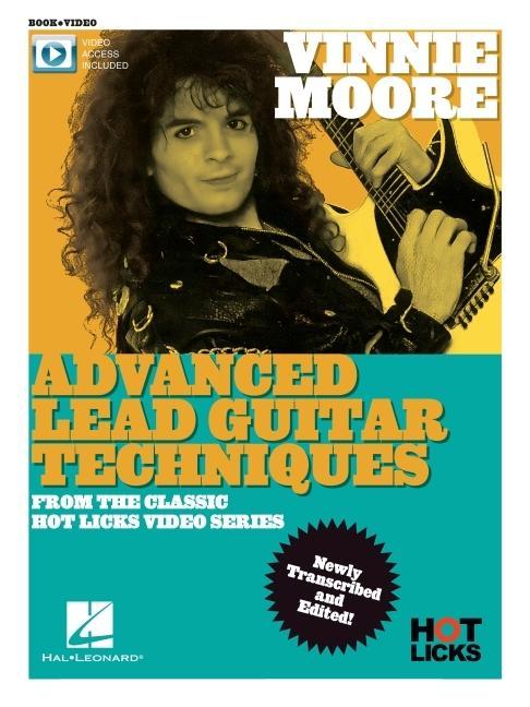 Book Vinnie Moore - Advanced Lead Guitar Techniques from the Classic Hot Licks Video Series: Book with Online Video Access 