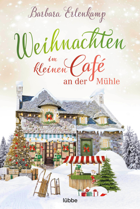 Carte Weihnachten im kleinen Café an der Mühle 