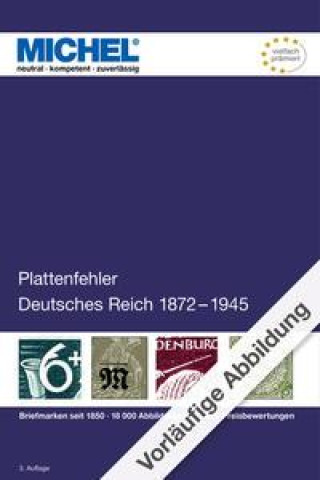 Knjiga Plattenfehler Deutsches Reich 1872-1945 