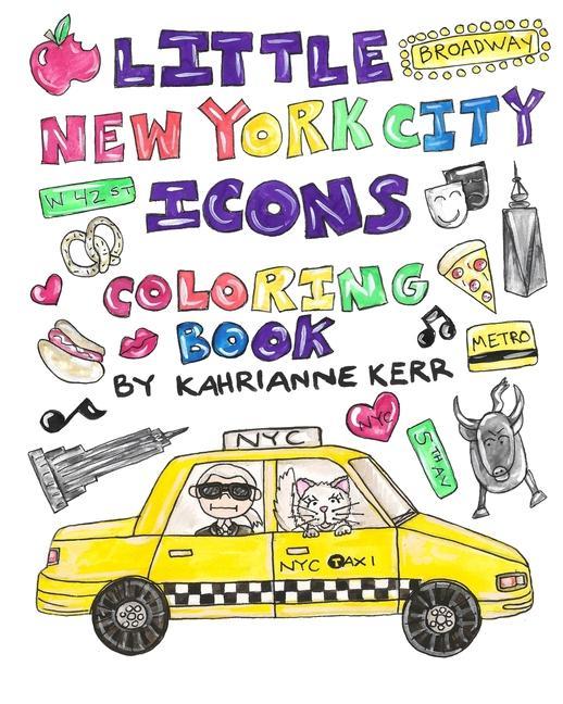 Könyv Little New York City Icons Coloring Book 
