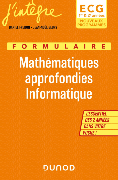 Kniha Formulaire Mathématiques approfondies Informatique ECG 1 & 2 Daniel Fredon